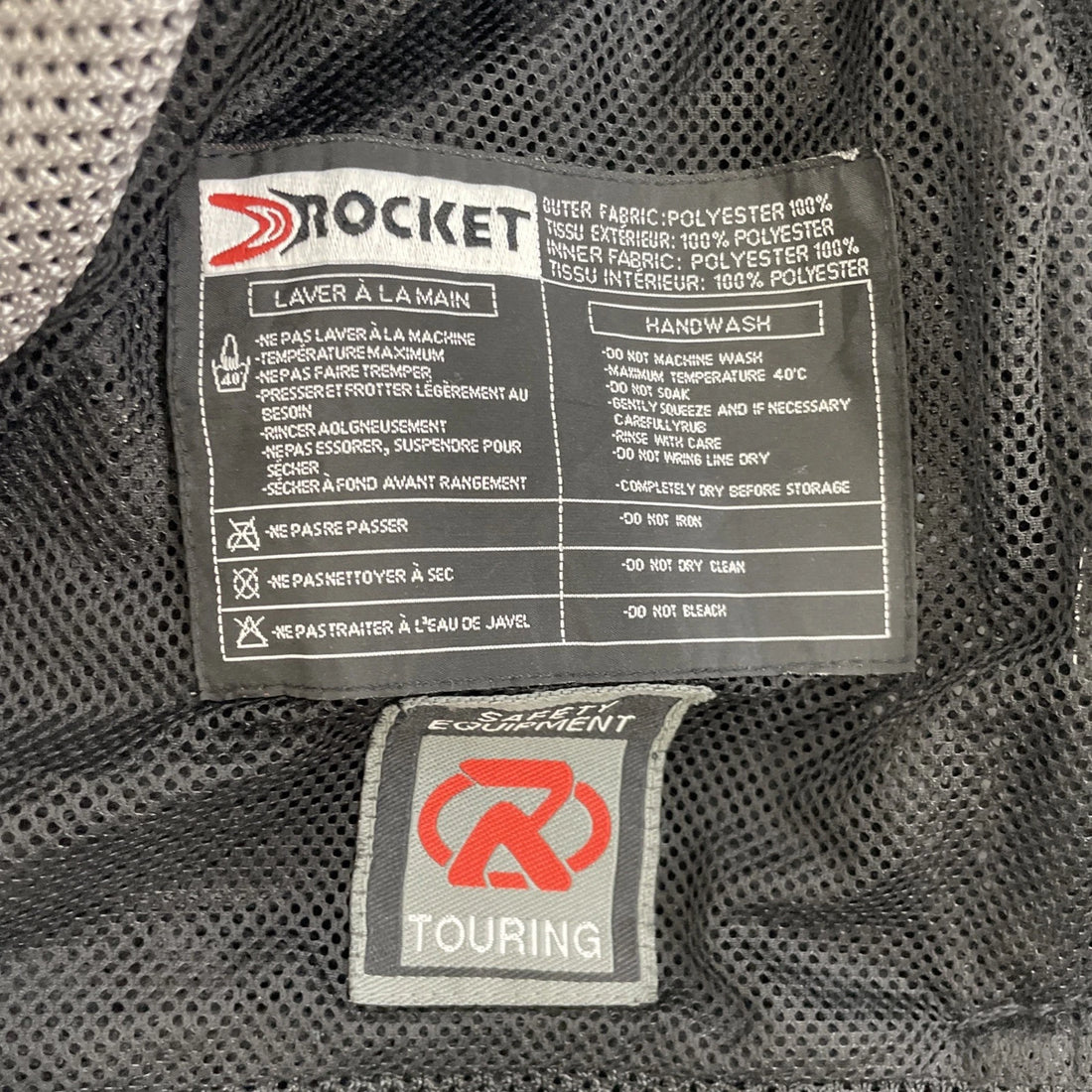 Joe Rocket Mesh Ballistic Racing Jacket Size Large Padded Armored