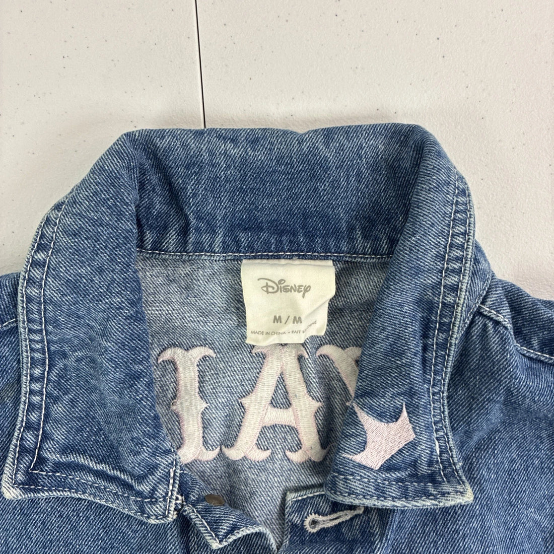 Disney Princess Royalty Denim Jacket Womens Size Medium