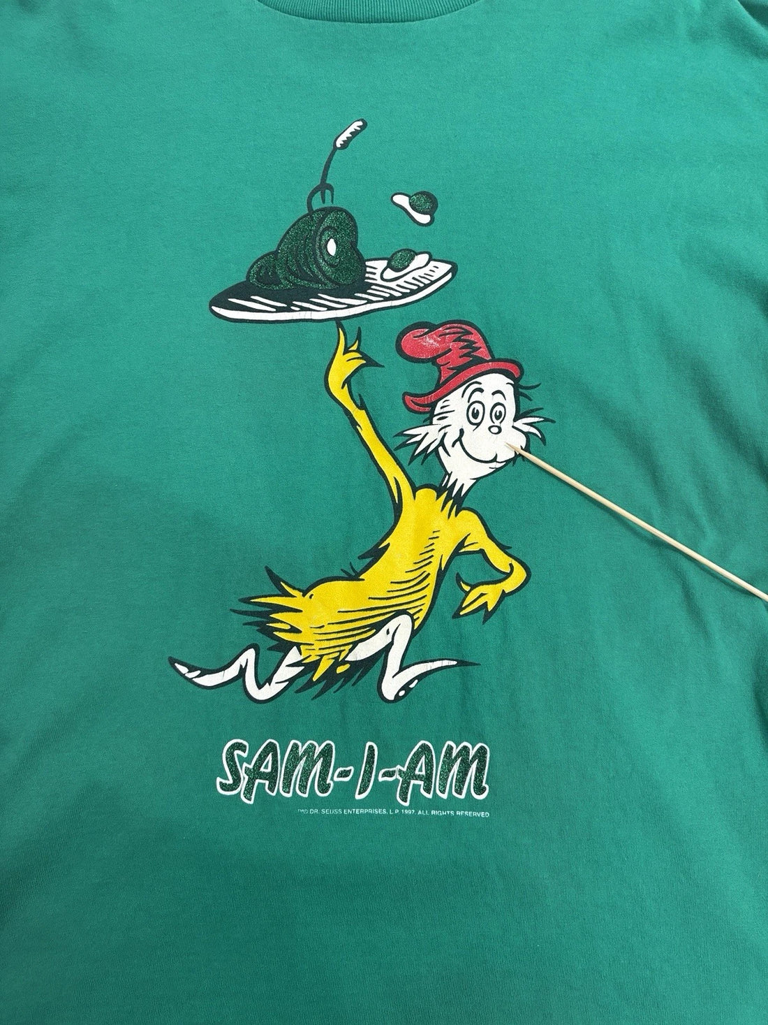 Vintage Dr. Seuss Sam I Am T-Shirt Size XL 90s