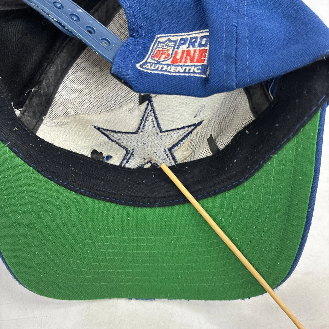 Vintage Dallas Cowboys Wool Logo Athletic Splash Snapback Hat Cap OSFA NFL