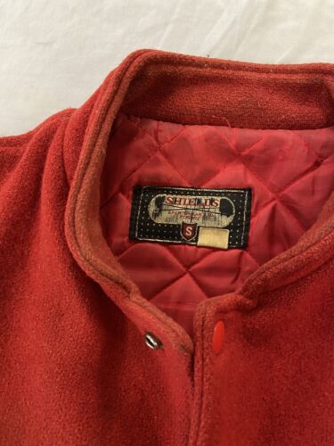 Vintage Connaught Bantams Wool Varsity Jacket Size Small Red