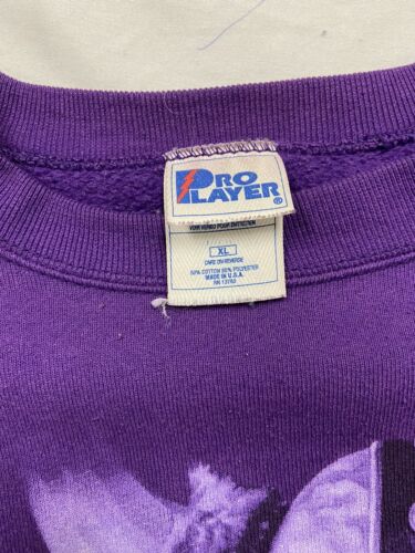 Vintage Minnesota Vikings Pro Player Sweatshirt Crewneck Size XL Purple