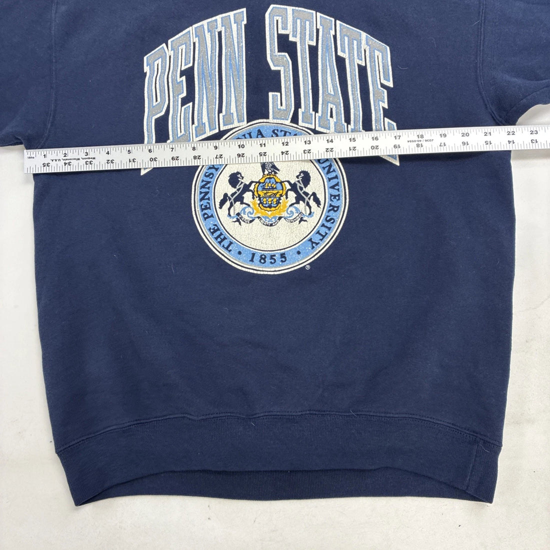 Vintage Penn State University Crest Crewneck Sweatshirt Size Large 90s NCAA