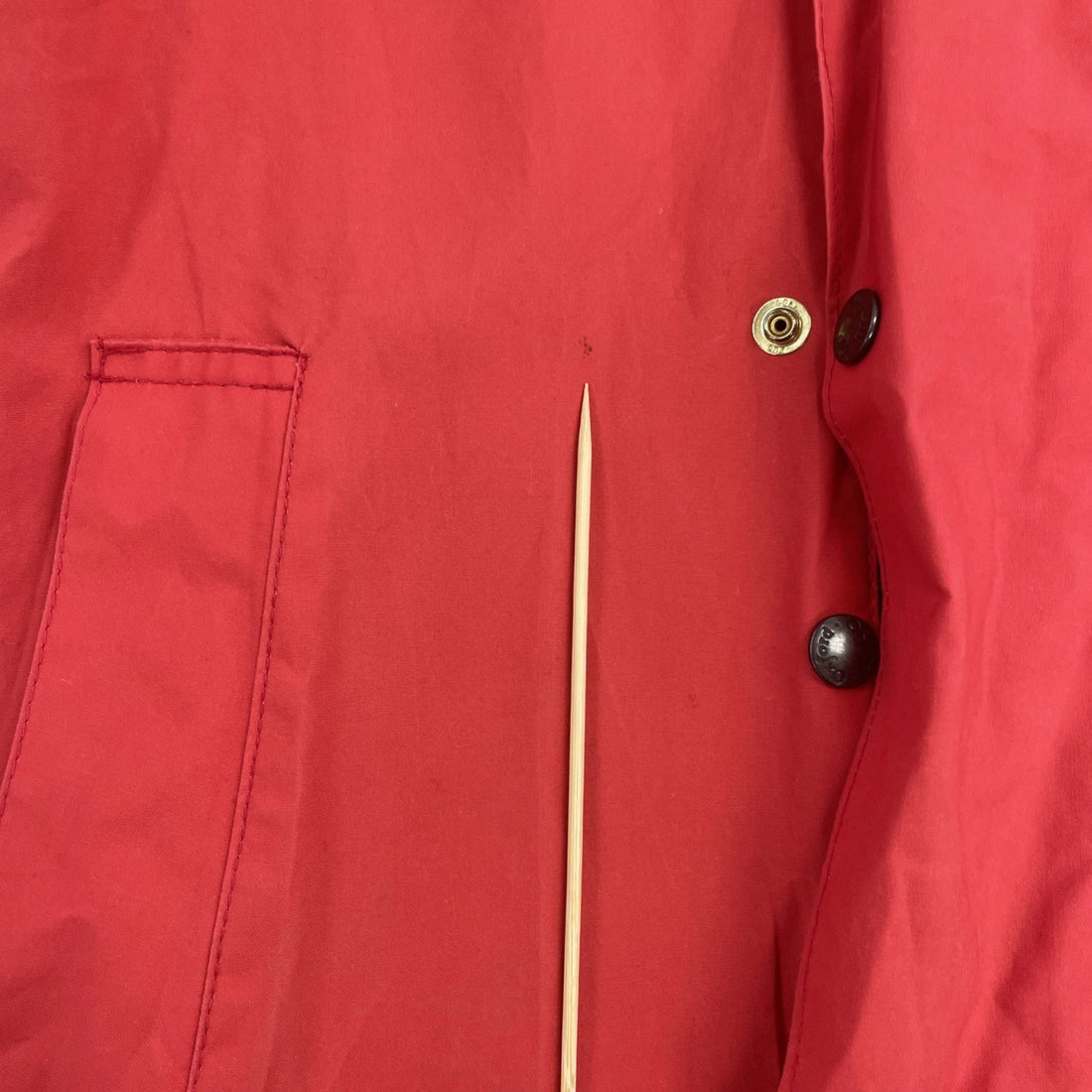Oxford Blues Wax Field Coat Jacket Size Large Red