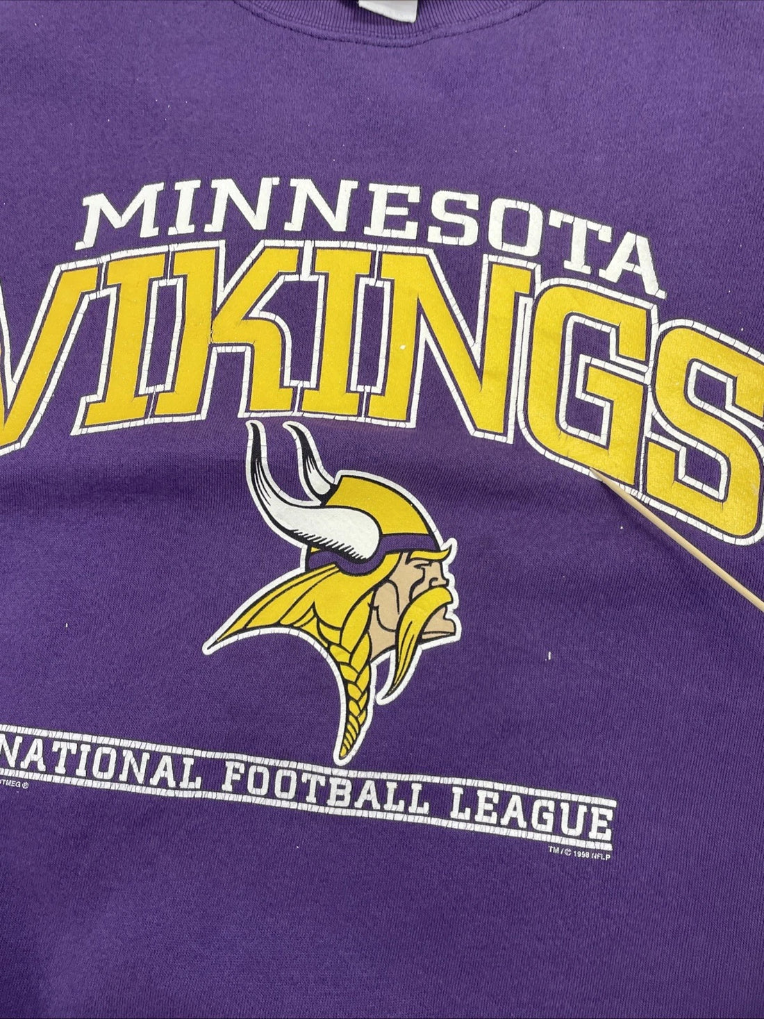 Vintage Minnesota Vikings Sweatshirt Crewneck Size 2XL NFL