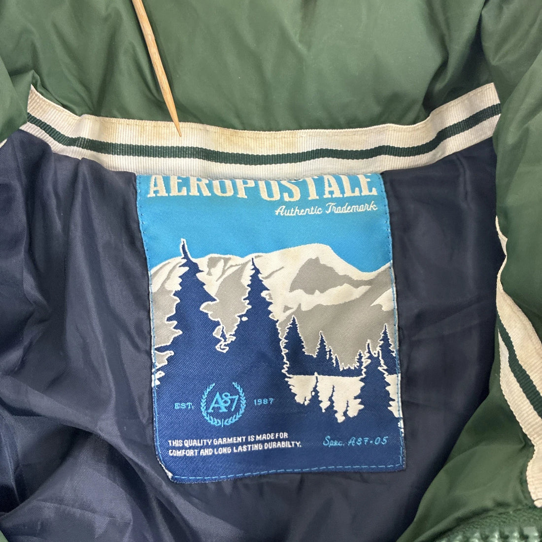 Aeropostale A87 Puffer Jacket Size XL Insulated Y2K