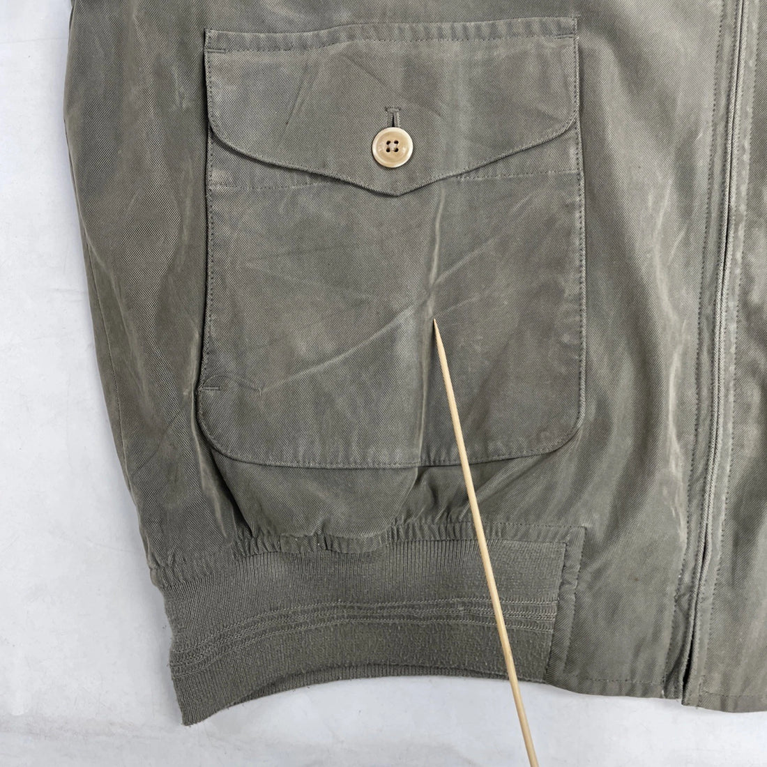 Vintage Nautica Harrington Bomber Jacket Size XL Green