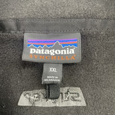 Patagonia Synchilla Fleece Vest Jacket Size 2XL Black