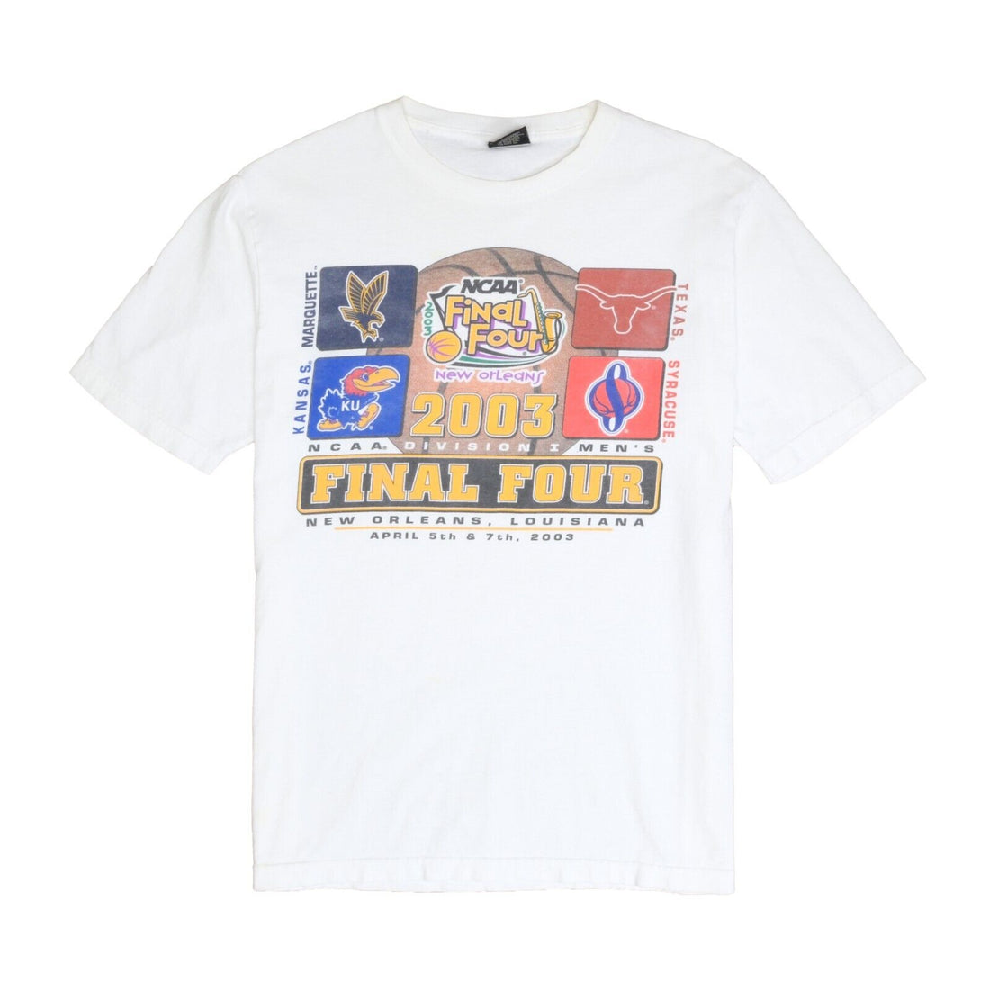Vintage March Madness Final Four Basketball T-Shirt Size Medium 2003 NCAA