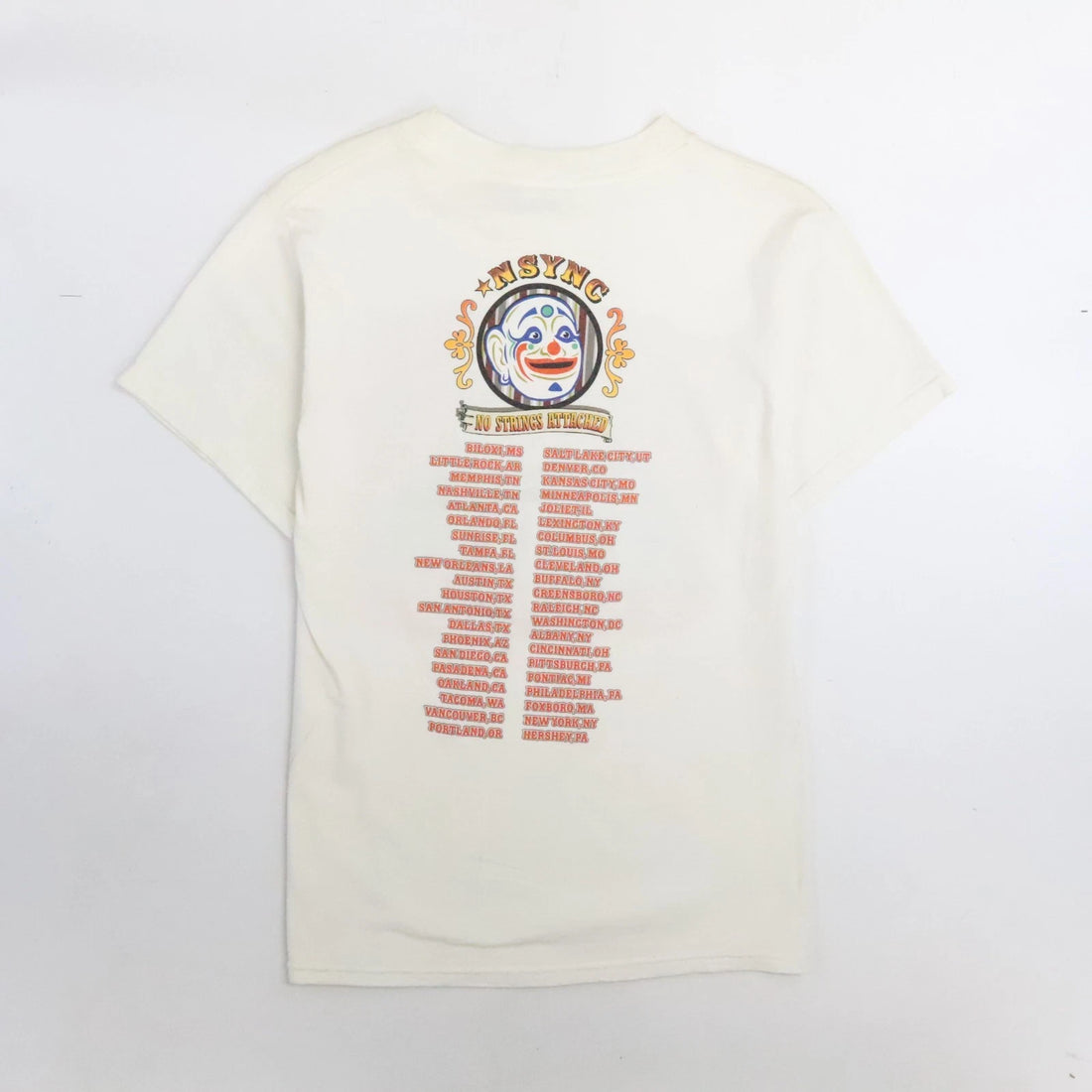 Vintage NSync No Strings Attached Tour T-Shirt Size Small