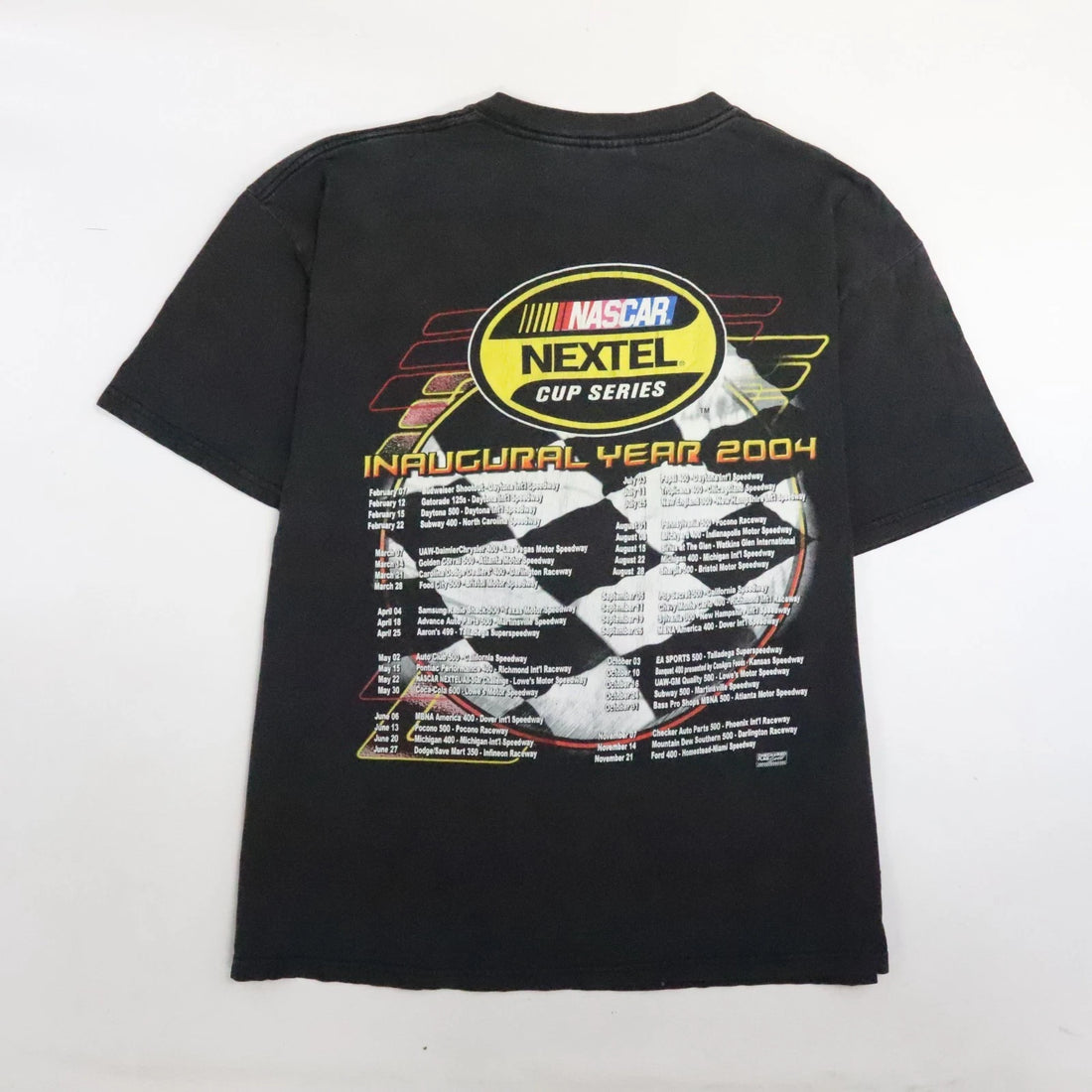 Vintage NASCAR Inaugural Year Racing T-Shirt Size XL 2004