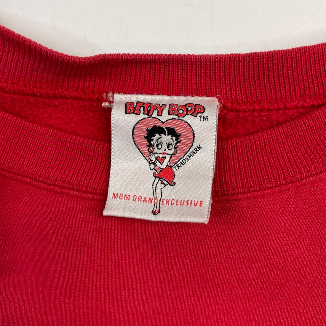 Vintage Betty Boop MGM Grand Las Vegas Crewneck Sweatshirt Size Large 1996 90s