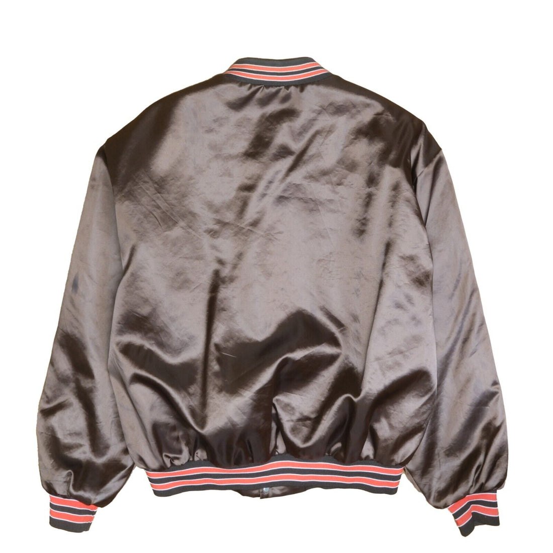 Vintage Cleveland Browns Swingster Satin Bomber Jacket Size XL NFL