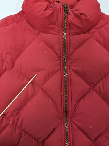 Vintage Tommy Jeans Hilfiger Quilted Puffer Jacket Size XL Red