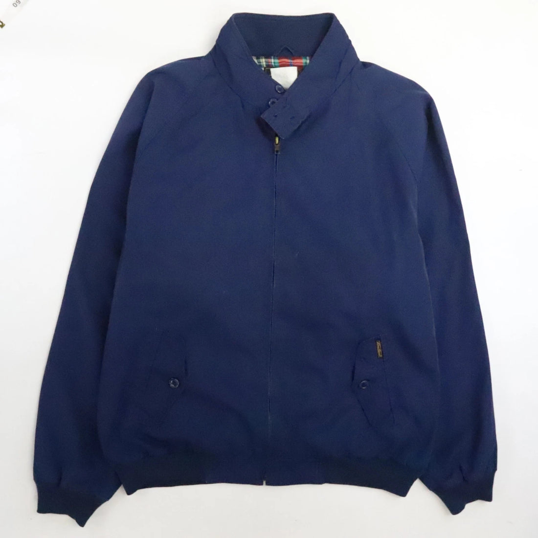 Vintage Eddie Bauer Bomber Jacket Size 2XL Blue Plaid Lined
