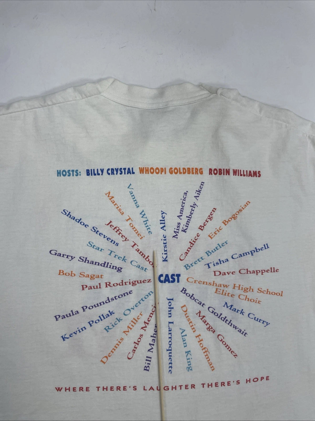 Vintage Comic Relief VI T-Shirt Size XL Comedy Robin Williams Whoopi Goldberg