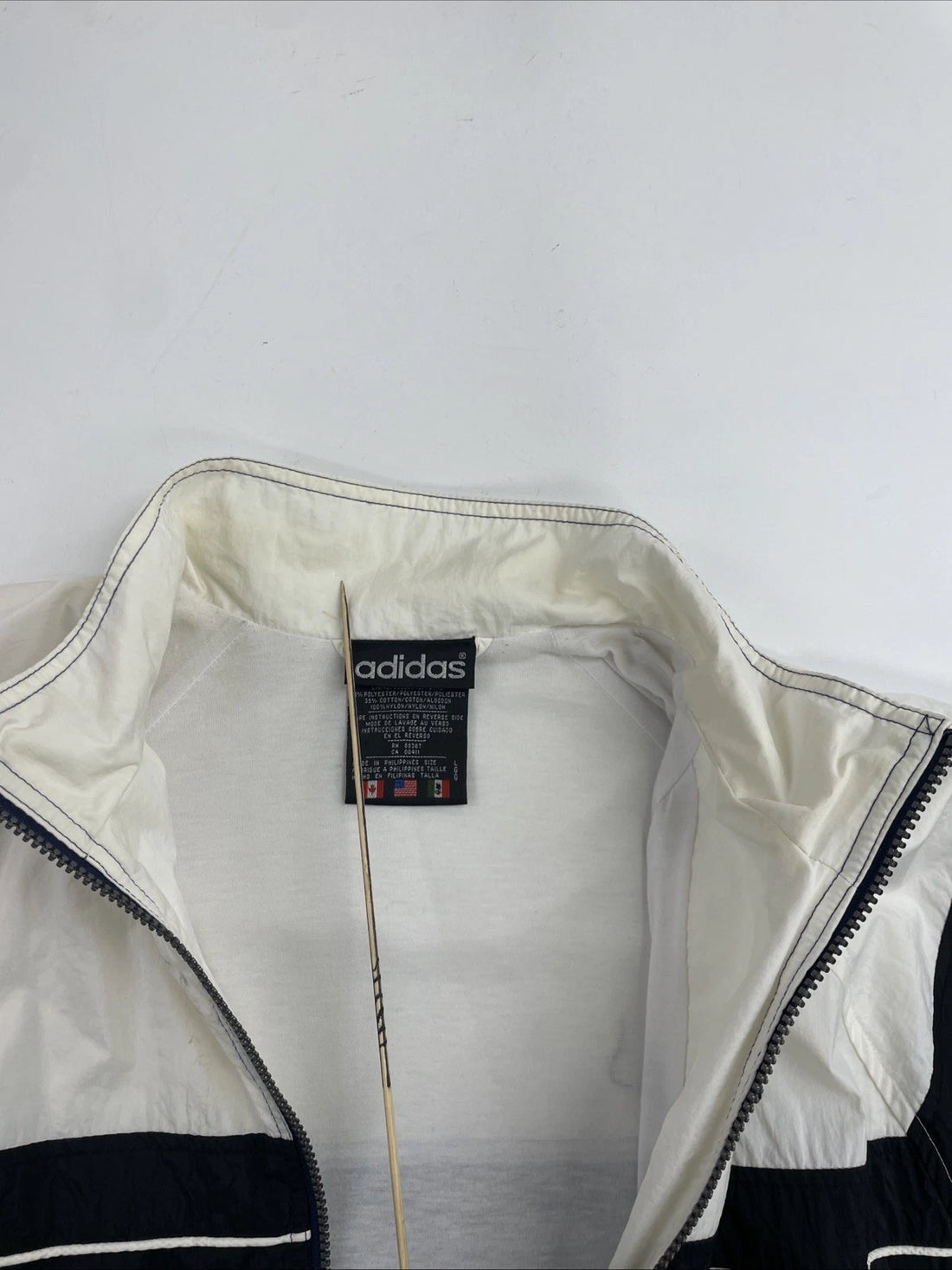 Vintage Adidas Windbreaker Light Jacket Size Large