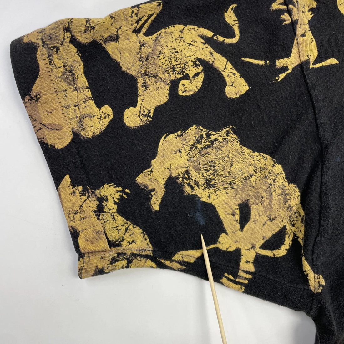 Vintage The Lion King Disney T-Shirt Size XL Black All Over Print 90s