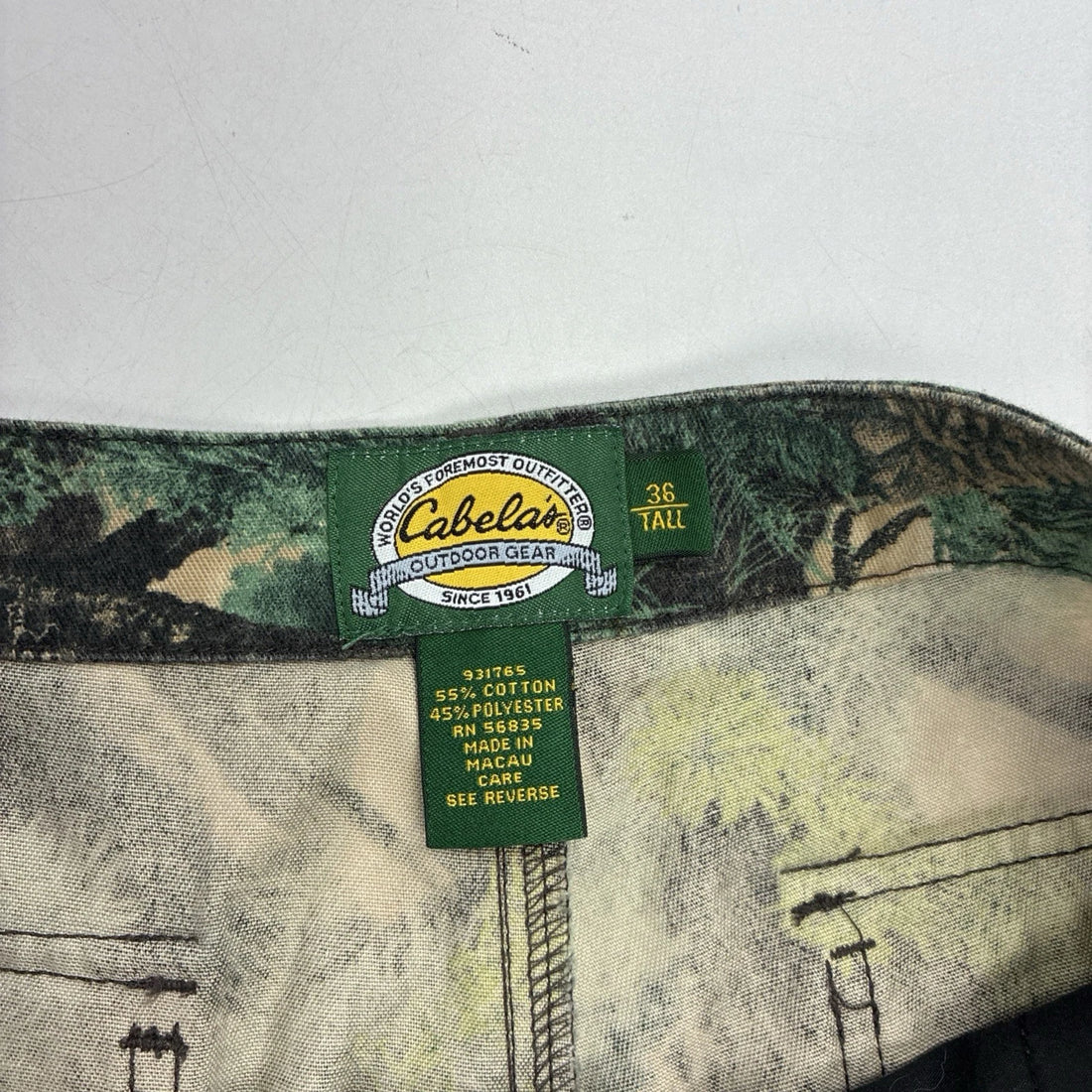 Cabela's Seclusion 3D Konifer Camo Cargo Hunting Pants Size 36 Tall