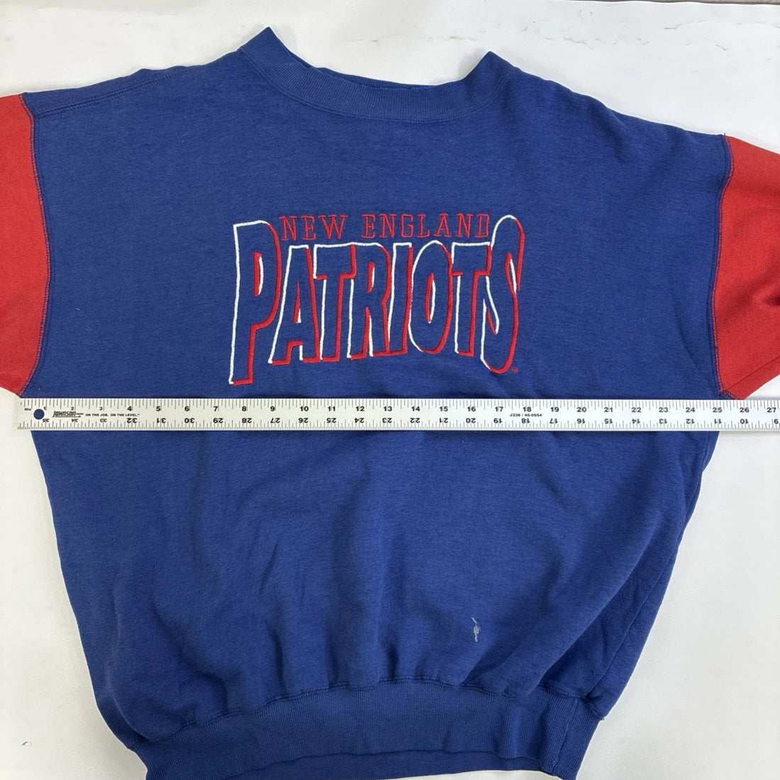 Vintage New England Patriots Logo 7 Sweatshirt Crewneck Size XL NFL