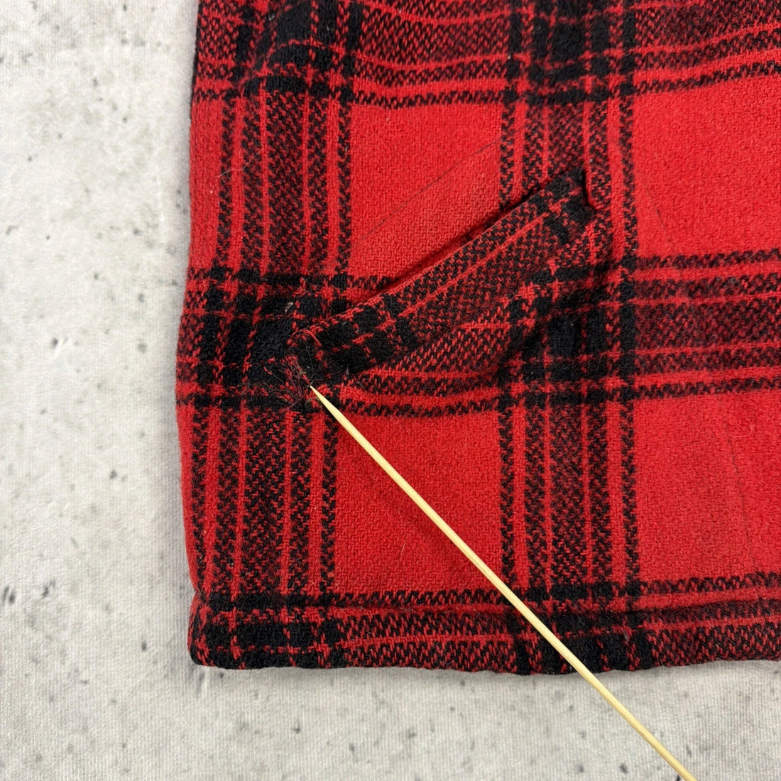 Vintage Winter King Wool Mackinaw Hunting Coat Jacket Size Medium 50s
