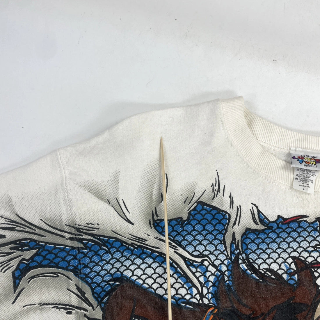Vintage Taz Chicago Bulls Basketball Crewneck Sweatshirt Size Large 90s NBA
