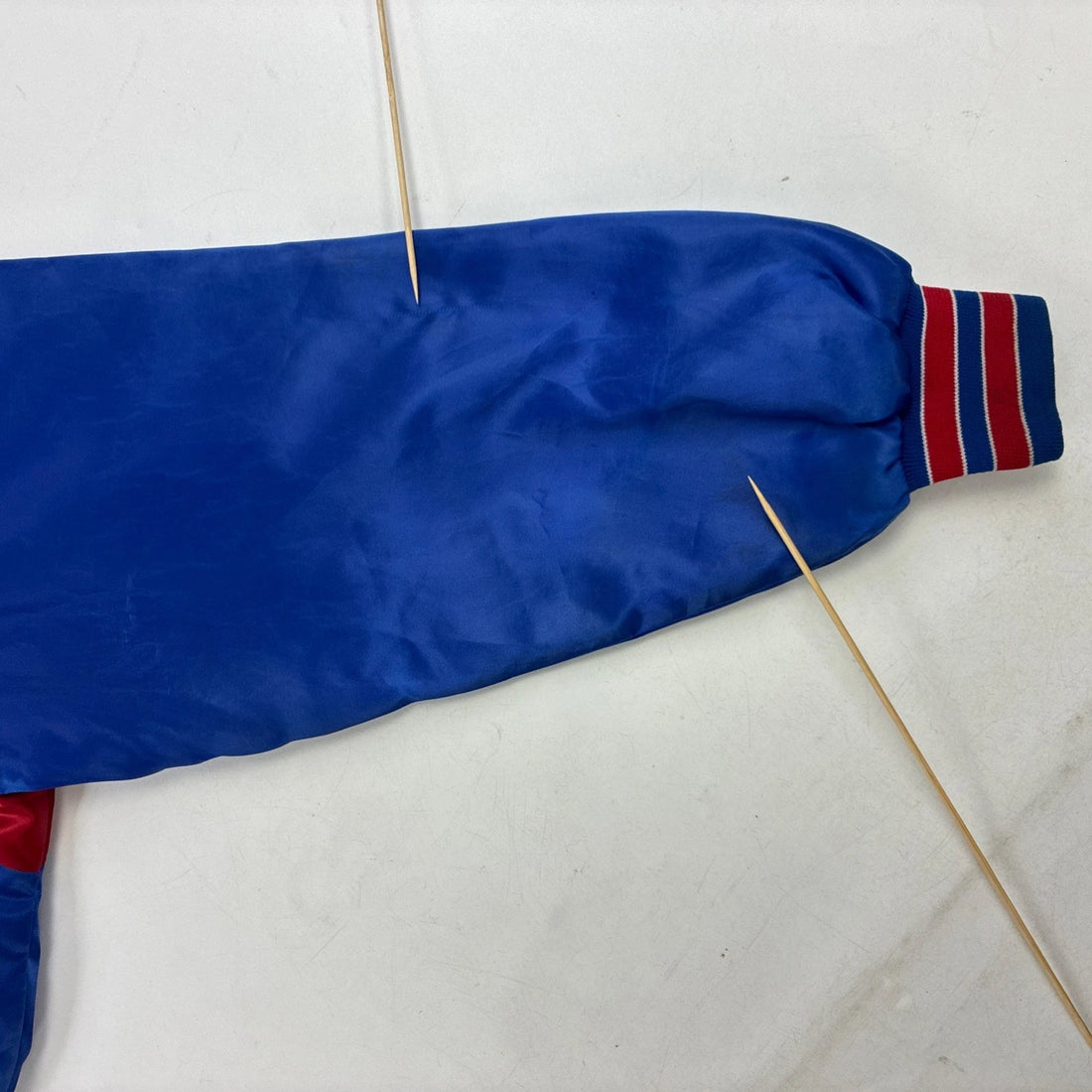 Vintage New England Patriots Satin Bomber Jacket Size XL NFL