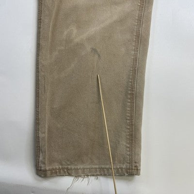 Vintage Carhartt Canvas Carpenter Work Pants Size 34 X 30 Brown