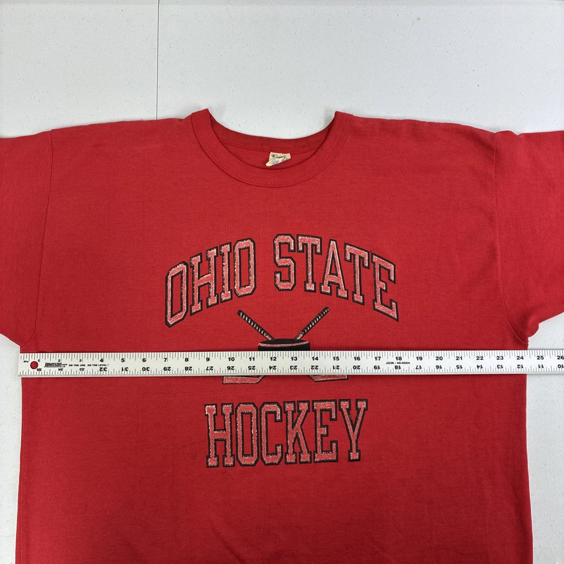 Vintage Ohio State Hockey Champion T-Shirt Size XL 80s NCAA