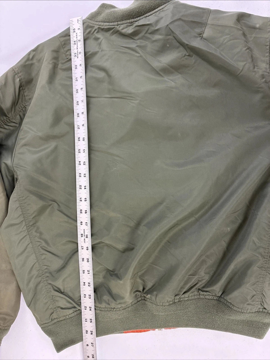 Levi Strauss & Co. Flight Bomber Jacket Size Medium Green