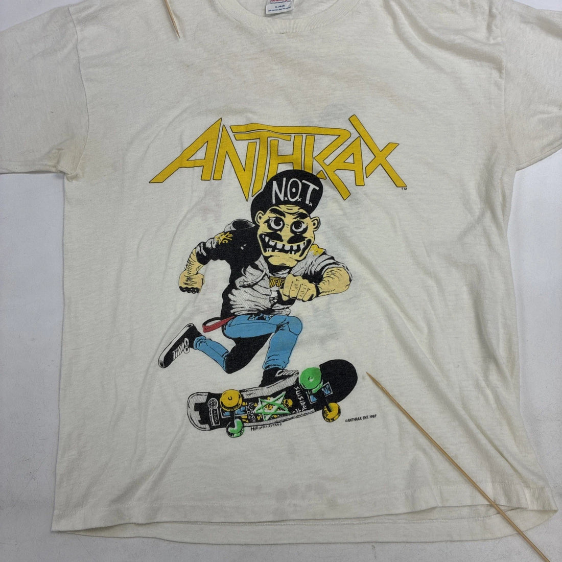 Vintage Anthrax Mosh It Up T-Shirt Size XL 1987 80s
