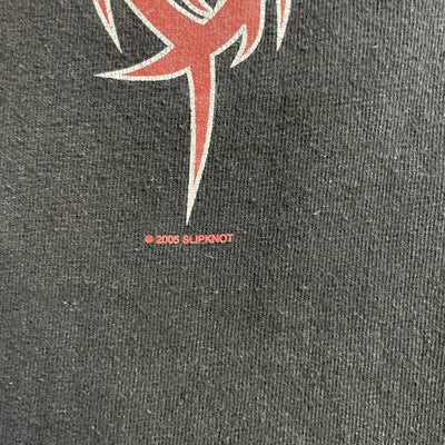 Vintage Slipknot T-Shirt Size Large Band Tee 2005
