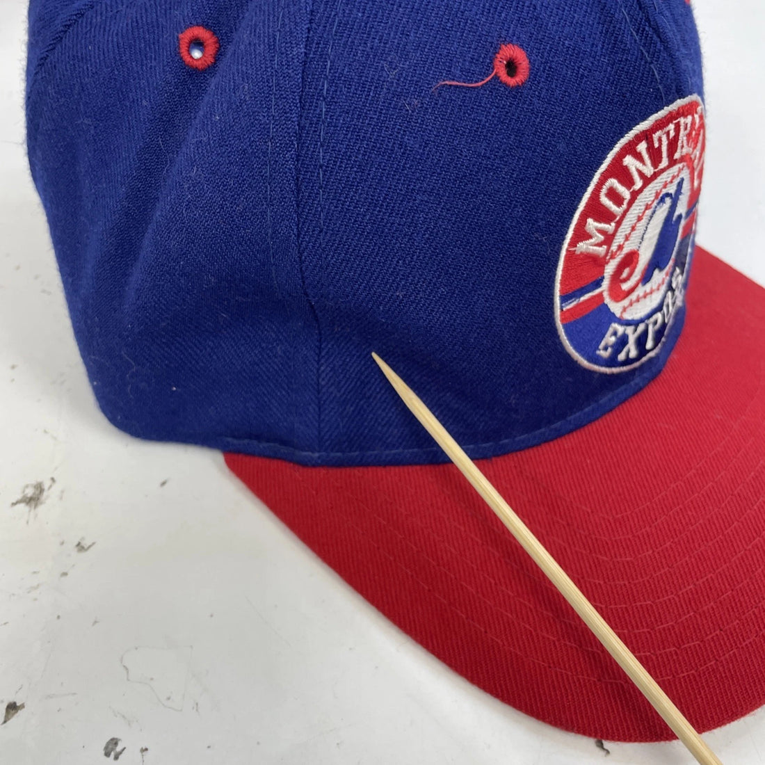 Vintage Montreal Expos Wool Starter Snapback Hat Cap OSFA 90s MLB