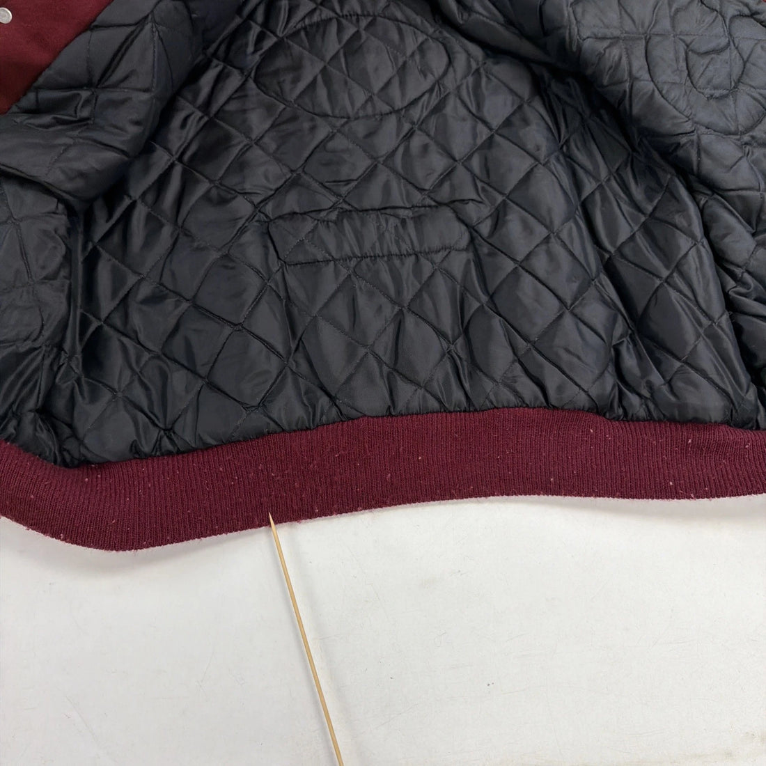 Vintage Shattuck St. Mary's Football Leather Wool Varsity Letterman Jacket 2XL