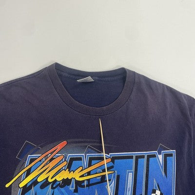 Vintage Mark Martin Viagra Racing T-Shirt Size XL Double Sided NASCAR