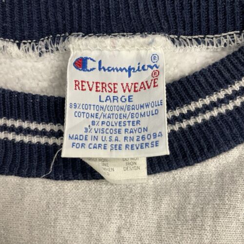 Vintage Chatham Champion Reverse Weave Crewneck Sweatshirt Size Large 90s