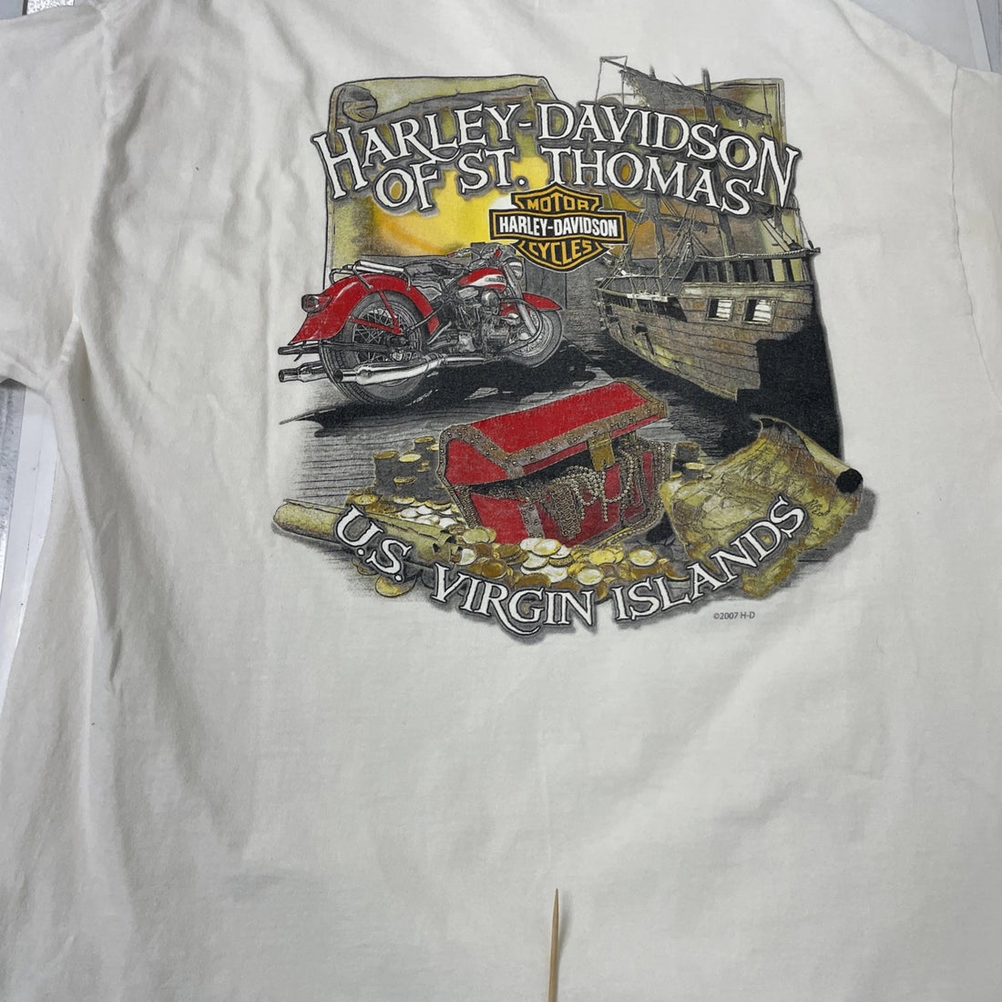 Harley Davidson Motorcycles Eagle T-Shirt Size XL Double Sided