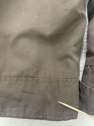 Vintage Sherpa Work Coat Jacket Size Large Brown Clix Zip