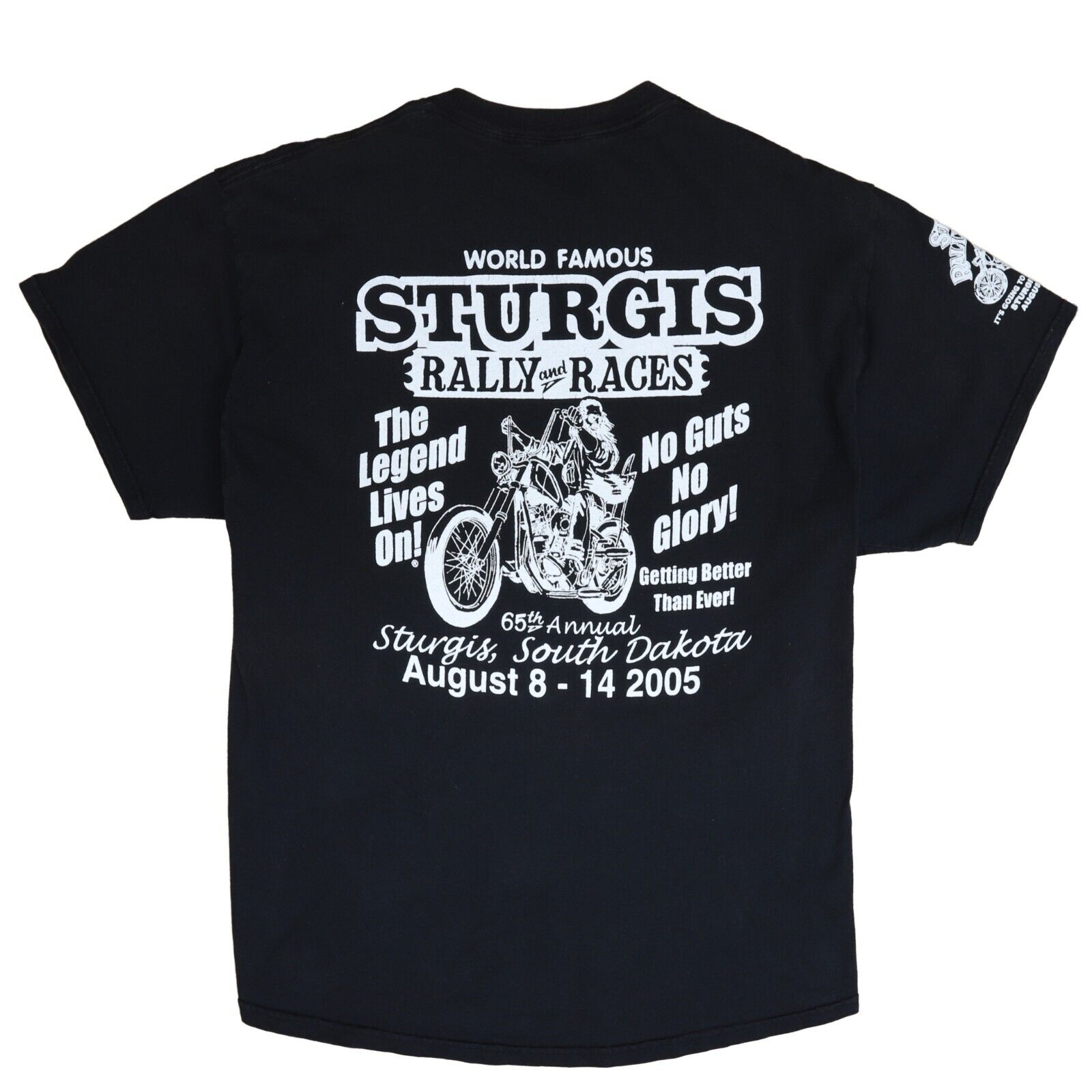 Vintage Sturgis Black Hills Rally Races USA Motorcycle T-Shirt Size XL 2005