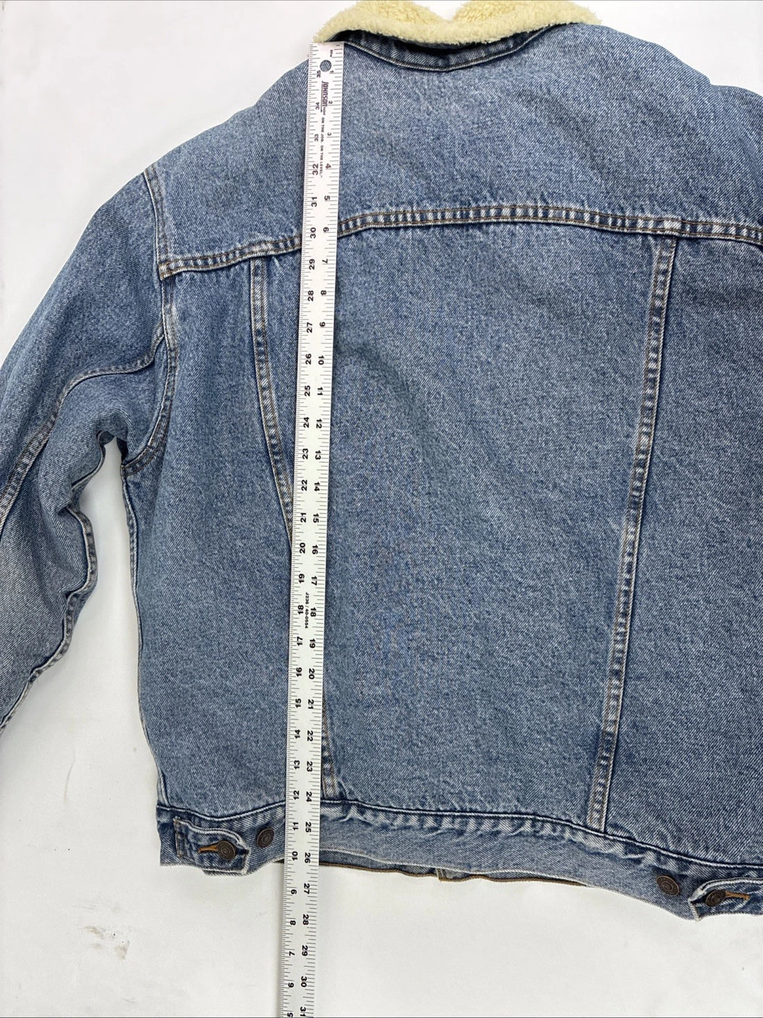 Levi's Sherpa Lined Denim Trucker Jacket Size Medium
