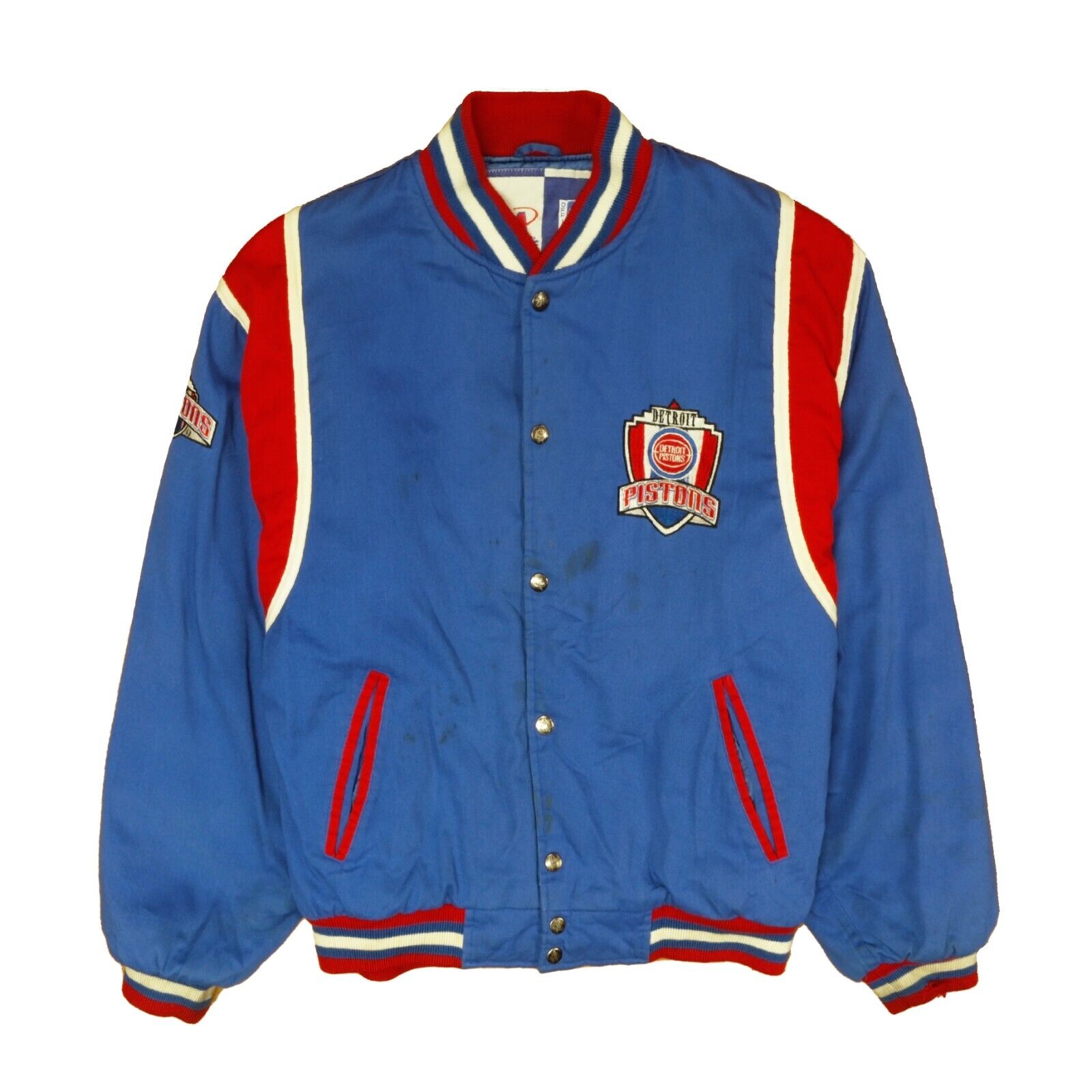 Detroit pistons sale throwback jacket