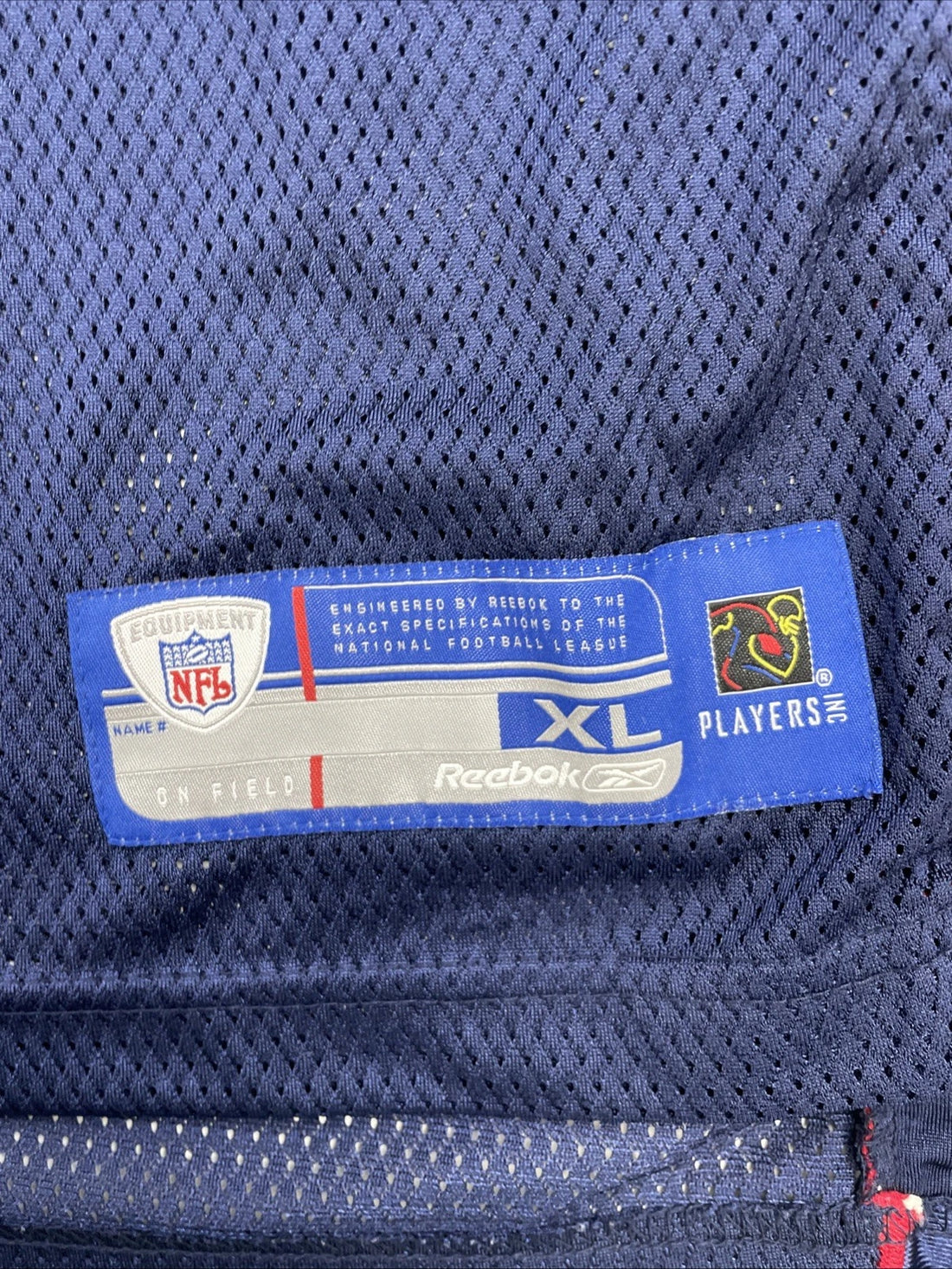 Vintage Bethel Johnson New England Patriots Reebok Jersey Size XL NFL