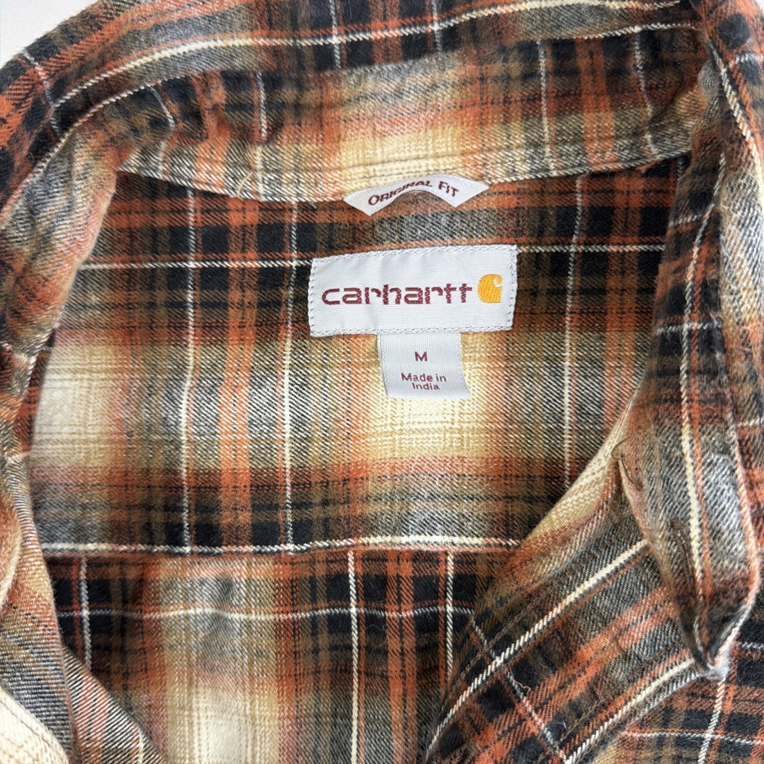 Carhartt Button Up Shirt Size Medium Plaid
