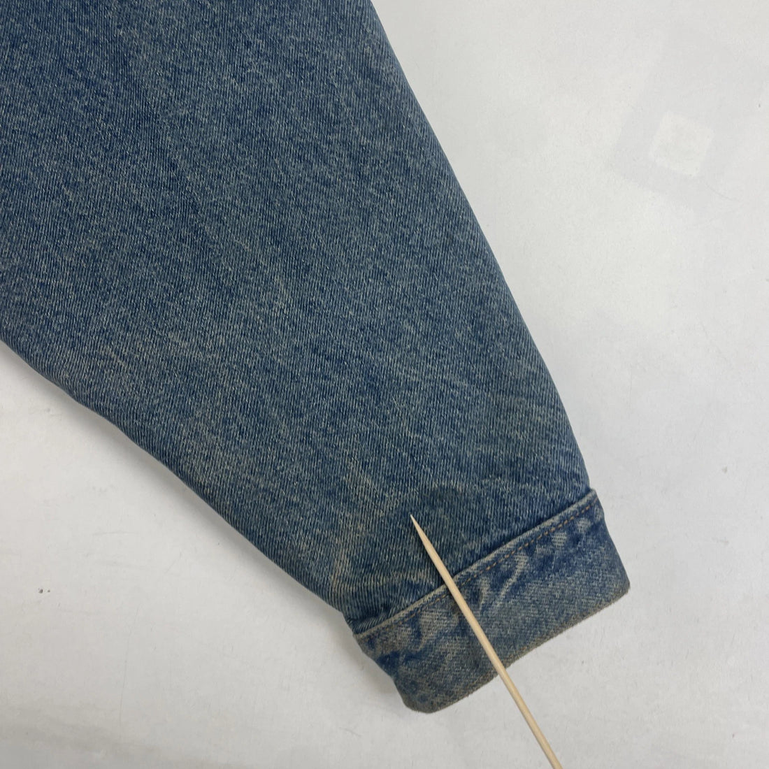 Vintage IBM International Denim Trucker Jacket Size Large Blanket Lined