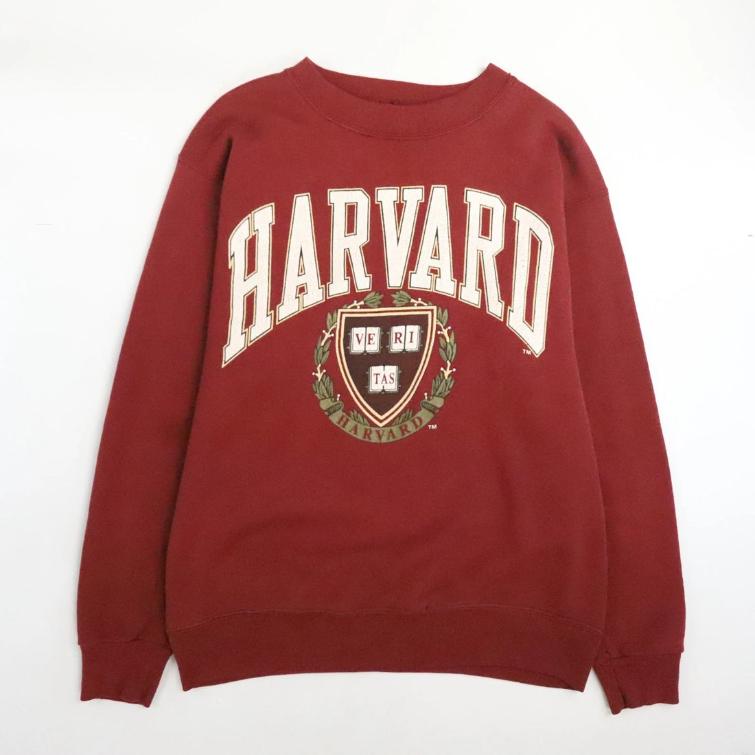 Vintage Harvard Crimson Crest Crewneck Sweatshirt Size XL 90s NCAA