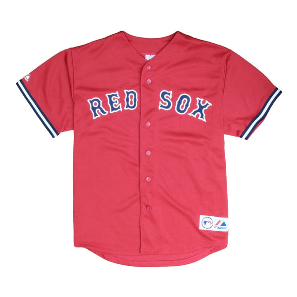 Boston Red Sox Coco Crips Throwback Y2K Majestic MLB Baseball Jersey Size  Small