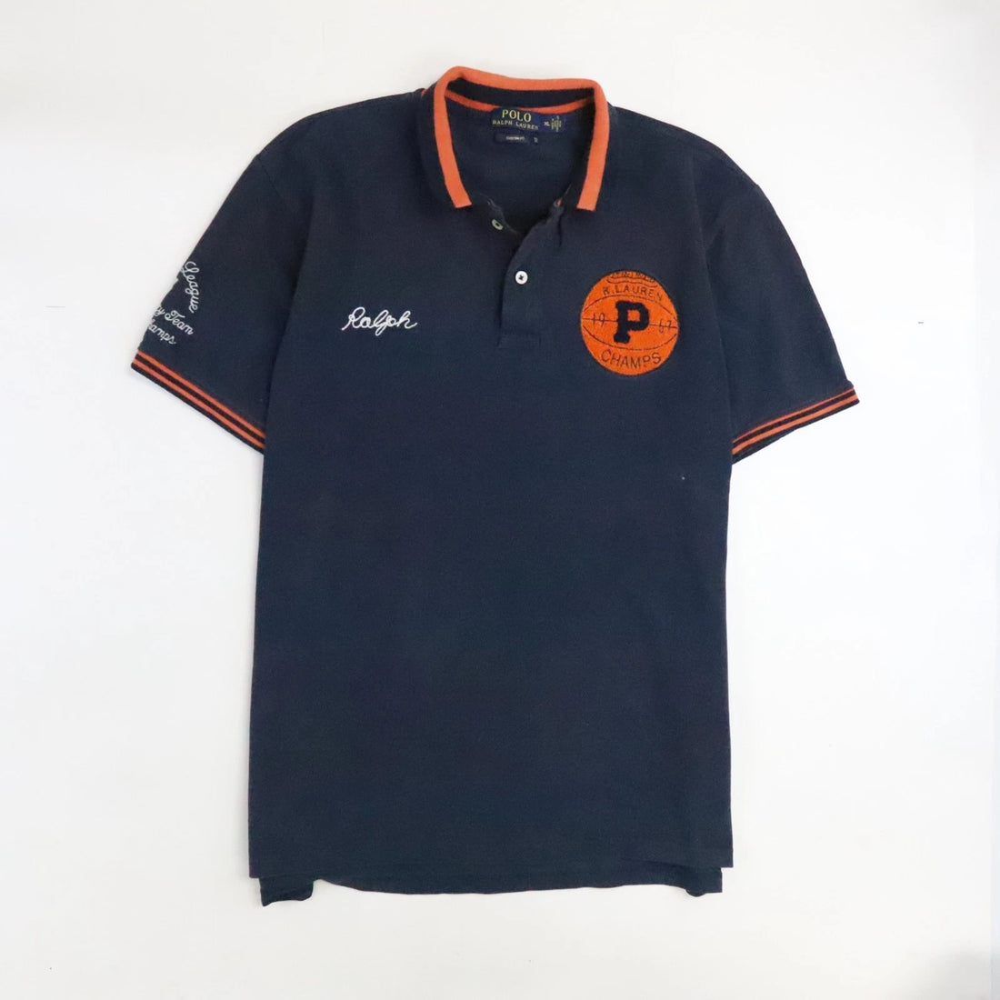Polo Ralph Lauren Tiger Basketball Rugby T-Shirt Size XL