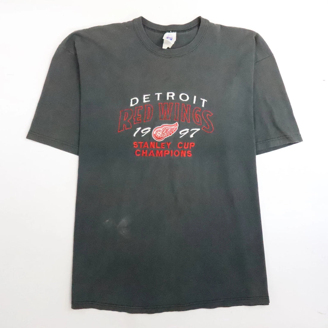 Vintage Detroit Red Wings T-Shirt Size XL 90s NHL
