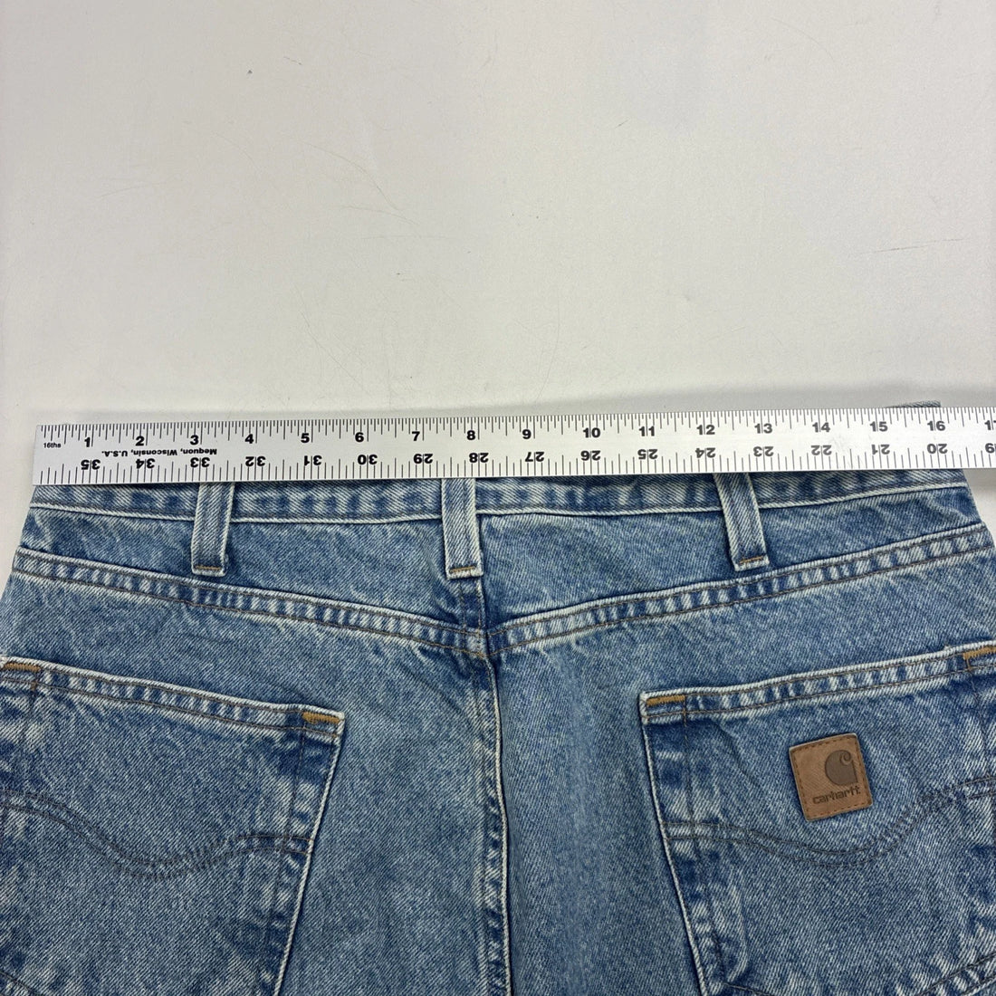Carhartt Work Denim Jeans Pants Size 34 X 30 Blue