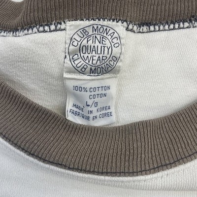 Vintage Club Monaco Pocket Crewneck Sweatshirt Size Large